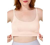 Bodily Everything Bra. Wireless Maternity & Nursing Bra for Pregnancy & Breastfeeding. InStyle's Best Maternity Bra. S-XL., Clay, M