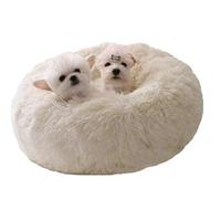 BODISEINT WonderKathy Modern Soft Plush Round Pet Bed for Cats or Small Dogs, Mini Medium Sized Dog Cat Bed Self Warming Autumn Winter Indoor Snooze Sleeping Cozy Kitty Teddy Kennel