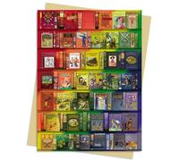 Bodleian Libraries: Rainbow Bookshelf Greeting Card Pack: Pack of 6