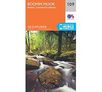 Explorer 109 Bodmin Moor Map With Digital Version, Orange One Size