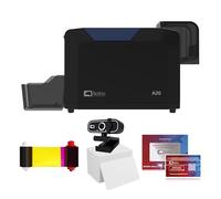 Bodno A20 Single Sided ID Card Printer & Complete Supplies Package with Bronze Edition Software