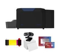 Bodno A40 Pro Dual Sided ID Card Printer & Complete Supplies Package with Bronze Edition Software