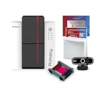 Bodno Evolis Primacy 2 Dual Sided ID Card Printer & Complete Supplies Package Bronze Edition ID Software