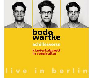 BODO WARTKE - ACHILLESVERSE-LIVE IN BERLIN 2 CD NEW
