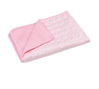 BODOBTF Dog Mat Cooling Summer Pad Mat For Dogs Cat Blanket Sofa Breathable Pet Dog Bed Summer Washable For Small Medium Large Dogs Car(Mesh cloth pink,S 50x40 cm)