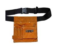BODOBTF Portable Leather Tools Bag Multifunctional Electrical Work Orgamizer Professional Waist Bag Large Capacity Storage Tool