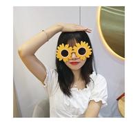 BODOBTF Sunflower Glasses Party Carnival Glasses Crazy Fancy Novelty Party Sunglasses Dress Up Glasses Suitable(2-5)