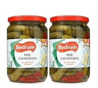 Bodrum 720c Cornichons Hot 680g (2 Pack)