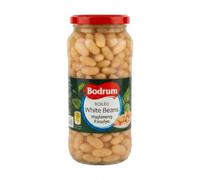 Bodrum Boiled White Beans Jar 540g Ready to Eat White Beans for Soups Salads Stews Healthy Pantry Staple Product of Turkey Pack of 1