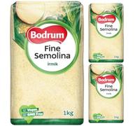 Bodrum Fine Semolina irmik 1000 Gram x 3 Pieces
