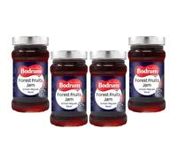 Bodrum Forest Fruit Jam 380g | Rich and Vivid Flavour Preserved Fruit | Sweet & Tart Flavors | Spreadable Texture | Unique & Delicious Taste | Turkey Origin (Forest Fruit Jam, 4 Pack)