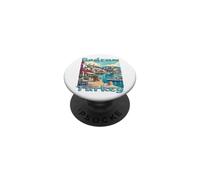 Bodrum Harbor Fortress Art Design Vacation Travel PopSockets Adhesive PopGrip