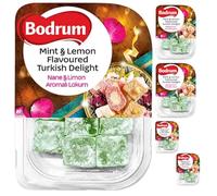 Bodrum Lemon & Mint Turkish Delight 200 gram x 5 Pieces
