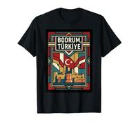 Bodrum Turkey Castle Turkish Riviera Mediterranean Travel T-Shirt