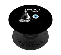 Bodrum Turkey Gulet Sailing Boat Vacation Design PopSockets Adhesive PopGrip