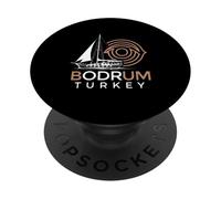 Bodrum Turkey Gulet Sailing Boat Vacation Design PopSockets Adhesive PopGrip