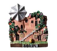 Bodrum Turkey Refrigerator Magnet Travel Souvenir 3D Fridge Decoration Magnetic Sticker Craft Collection