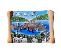 Bodrum Turkey Refrigerator Magnet Travel Souvenir 3D Fridge Decoration Magnetic Sticker Craft Collection