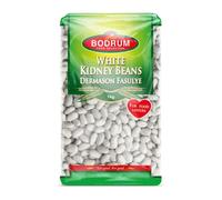 Bodrum White Kidney Beans (Dermason) 1kg x 5 Pack - Premium Dried Beans - Nutritious & Versatile
