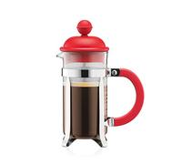 BODUM Caffettiera 3 Cup French Press Coffee Maker, Red, 0.35 l, 12 oz