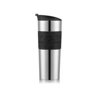 Bodum 11058-01BUS Travel Mug, Stainless Steel, 15 Ounces, Black