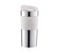 Bodum 11068-913 Vacuum Travel Mug, Off White, 0.35 L - Small, 1 Count (Pack of 1)