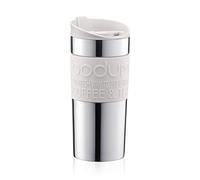 Bodum 11068-913 Vacuum Travel Mug, 0.35 L - Small, Off White, 1 Count Pack of 1