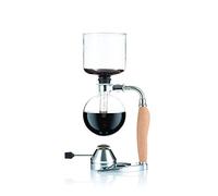 BODUM 4-Cup Vacuum Coffee Maker 0.5L with Gas Burner, Stainless Steel, Gray,K11863-109