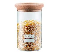 BODUM 8525-109-2 Yohki Storage Jar with Cork Lid, Glass, Clear, 0.6 L