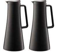 Bodum Bistro 1.1 Litre 37 oz Thermo Jug, Black (Pack of 2)