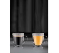 Bodum Bistro BPA Free Jumbo Double Wall 2 Piece Mugs Transparent