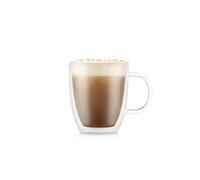 Bodum 10606-10 BISTRO Espresso Mug Set (Double-Walled, Dishwasher Safe, 0.45 L/15 oz) - Pack of 2, Transparent