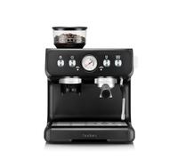Bodum BISTRO Espresso Coffee Machine with Integrated Adjustable Grinder, Single and Double Espresso Settings, Steam Wand and Hot-Water Function, Black, 12459-01UNI-UK