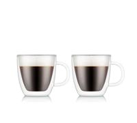 Bodum Bistro double wall glass with handle 2-pack 0.15 l