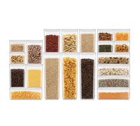Bodum BODUM CANTEEN Set of 20 Storage Jars, 5 x 1L / 6 x 1.2L / 6 x 0.5L / 3 x 2.6L