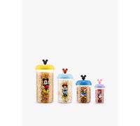 Bodum Bodum Chamboard Mickey & Friends Stainless-Steel Storage Jars Set Of Four Multi