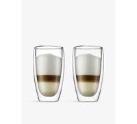 BODUM PAVINA Set of 2 - 450ml Double Walled Thermo Glasses - Large