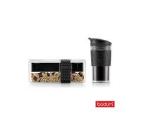 Bodum BPA-Free Lunch Box with Cutlery & Travel Mug Clear