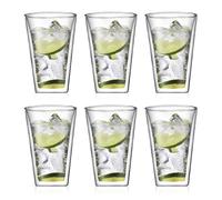 Bodum - BODUM CANTEEN Double Wall Glass 40 cl, 6-pcs - Clear