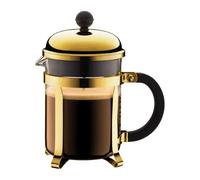 Bodum Chambord coffee press gold 4 koppar