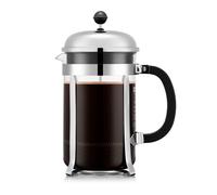 Bodum CHAMBORD French Press Coffee Maker in Metallic Silver | Size: 1500ml Bodum Metallic Silver 1500ml