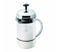 Bodum CHAMBORD Milk Frother, manual, 8 oz - shiny Stainless Steel/Clear