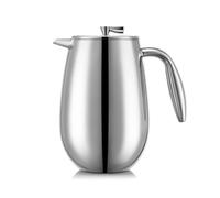 BODUM COLUMBIA French Press 1L Coffee Maker - Shiny Silver