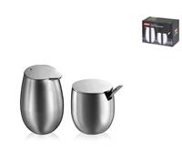 Bodum Columbia Stainless Steel Creamer And Sugar Bowl Set