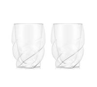 Bodum Double Walled Glasses Pack of 2 PAVINA Paris - 270ml Cups - Dishwasher Safe Thermal Cup - Mouth-Blown Borosilicate Glass