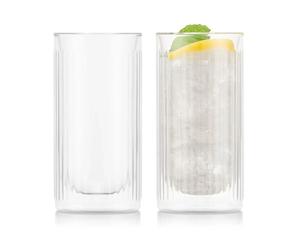 Bodum Douro Bar double walled gin glass 30 cl 2-pack Clear