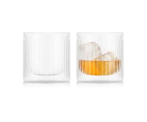Bodum Douro Bar double walled whiskey glass 30 cl 2-pack Clear