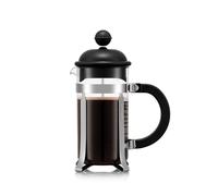 Bodum French Press Caffettiera Black 350ml 3 Cup Coffee Maker Durable Glass Stainless Steel Filter BPAFree Dishwasher Safe Percolator Cafet