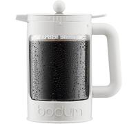 Bodum French Press Coffee Maker Cold Brew 1.5 L - 51 oz Capacity, White, Dual...