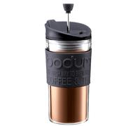 Bodum French Press Travel Mug 350ml/12oz Insulated Coffee Maker Plastic Black